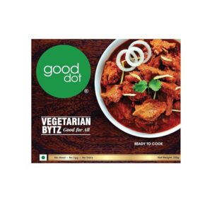 GoodDot Vegetarian Bytz – 100% Plant-Based Protein | High Fiber | Ready to Cook | Vegan & Vegetarian Friendly (250 g)