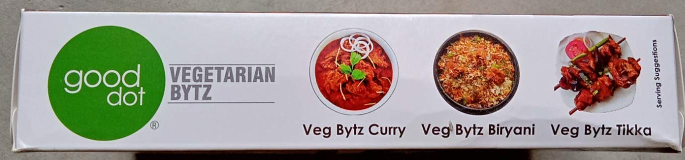 GoodDot Vegetarian Bytz – 100% Plant-Based Protein | High Fiber | Ready to Cook | Vegan & Vegetarian Friendly (250 g) - Image 5